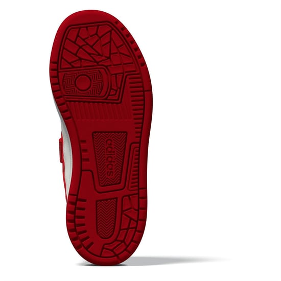 Boys adidas Rapid Court Trainers in Team Colleg Red - Image 4