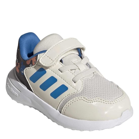 Boys adidas Tensaur Run 3 Trainers in Off White/Lucid - Image 3