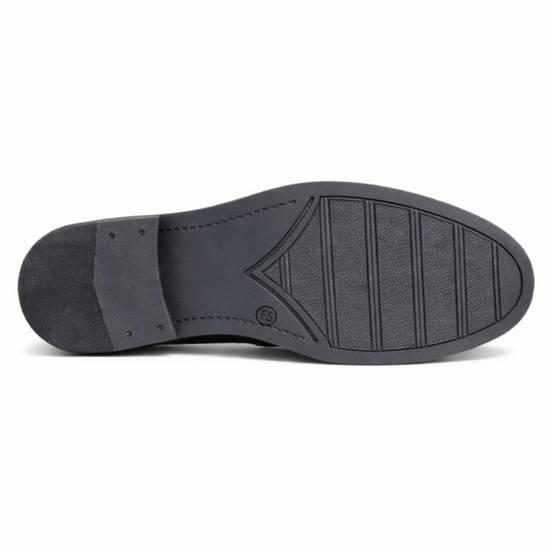 Roamers M059 Mens Loafer Shoes Mid Brown - Image 5