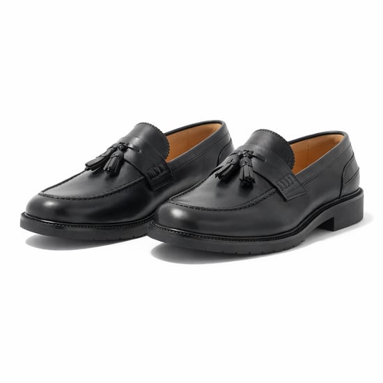 Roamers M059 Mens Loafer Shoes Black - Image 2