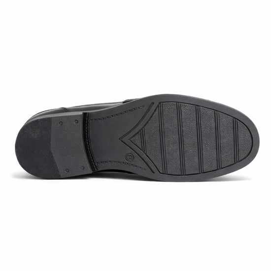 Roamers M059 Mens Loafer Shoes Black - Image 5