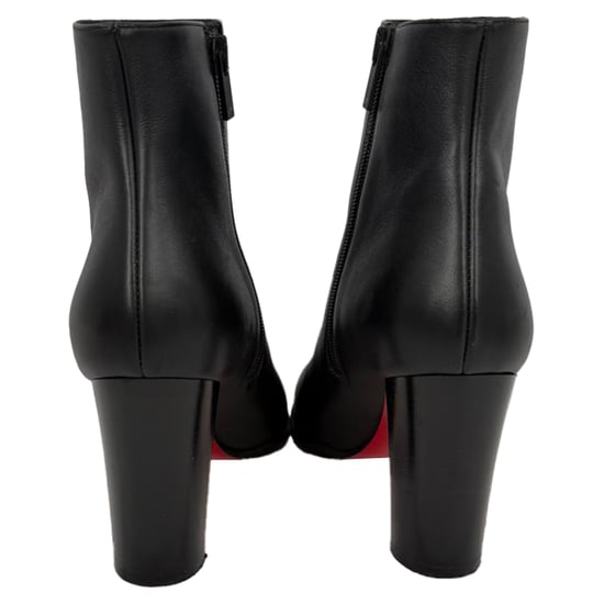Christian Louboutin Adox 85 Ankle Boots in Black Leather - Image 3