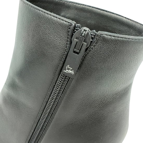 Christian Louboutin Adox 85 Ankle Boots in Black Leather - Image 5