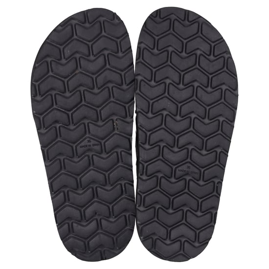 Ganni Krokodilmönstrade Slip-in Sandaler i Svart Lackerat Kalvskinn - Image 6