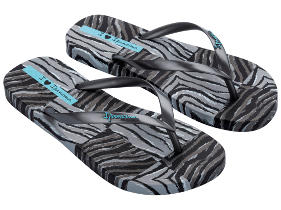 Ipanema Womens Animal Print Vii Fem Grey/Silver/Blue - Image 1