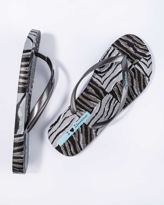 Ipanema Womens Animal Print Vii Fem Grey/Silver/Blue - Image 2