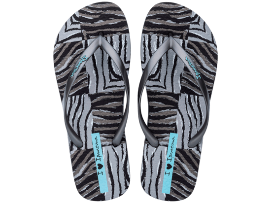 Ipanema Womens Animal Print Vii Fem Grey/Silver/Blue - Image 3