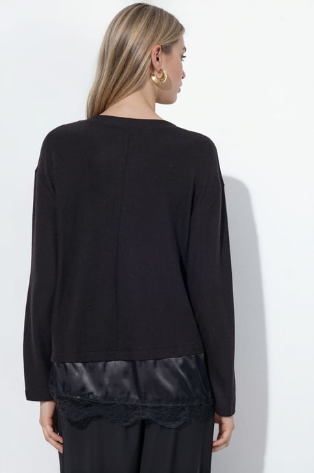 Women’s V-neck Knit Sweater - Image 3