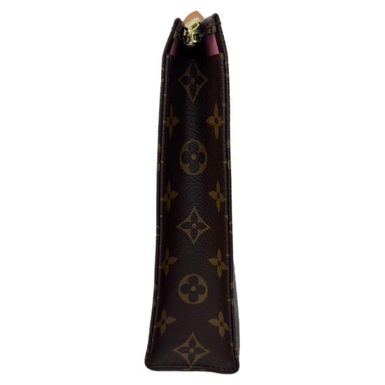 Louis Vuitton Monogram Toiletry Pouch in Brown Leather - Image 2
