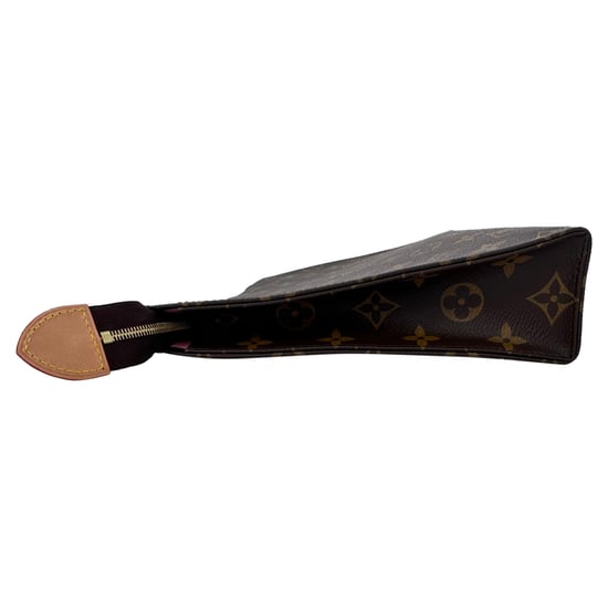 Louis Vuitton Monogram Toiletry Pouch in Brown Leather - Image 4