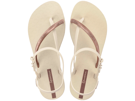 Ipanema Womens Elegant Sandal Fem Beige/Gold Pink - Image 2