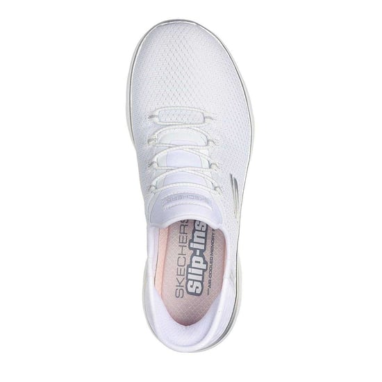 Skechers Mens Summits - Diamond Dream Slip-In Casual Shoes (White) - Image 3