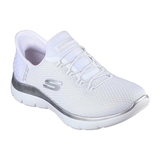Skechers Mens Summits - Diamond Dream Slip-In Casual Shoes (White) - Image 5
