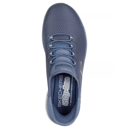 Skechers Mens Summits - Diamond Dream Slip-In Casual Shoes (Slate) - Image 3