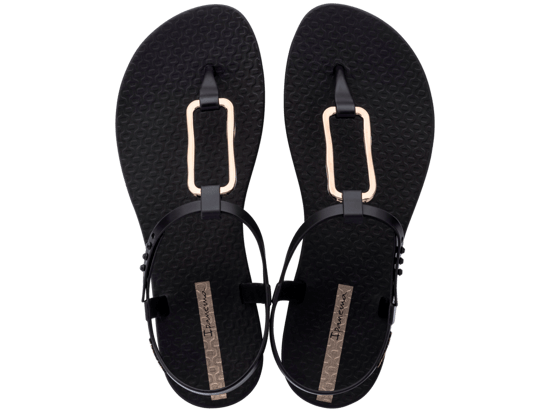 Ipanema Womens Class Modern Sandal Fem Black/Gold - Image 2