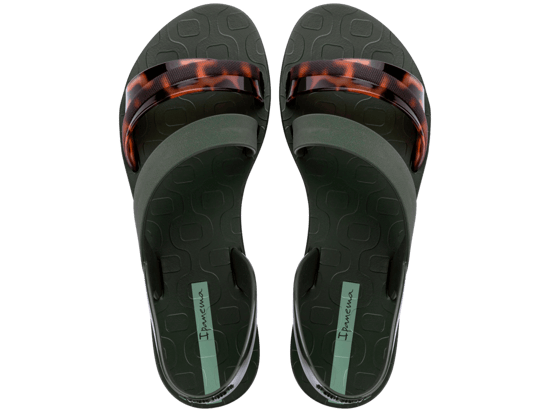 Ipanema Womens Vibrant Sandal Fem Green/Turtle  - Image 3