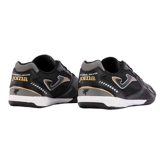 Joma Mens Dribling Dribbling Synthetic Indoor Football Trainers (Black/White) - Image 2