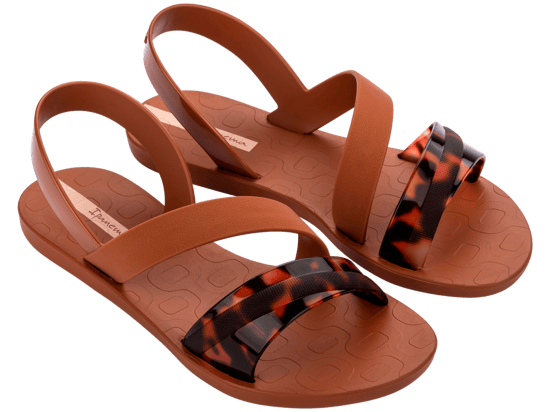 Ipanema Womens Vibrant Sandal Fem Brown/Turtle/Beige - Image 1