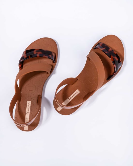 Ipanema Womens Vibrant Sandal Fem Brown/Turtle/Beige - Image 2