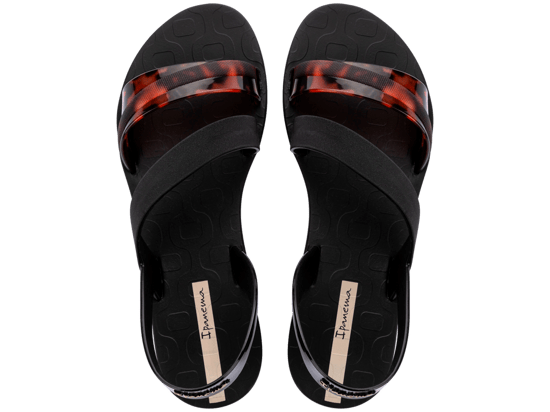 Ipanema Womens Vibrant Sandal Fem Black/Turtle/Beige - Image 2