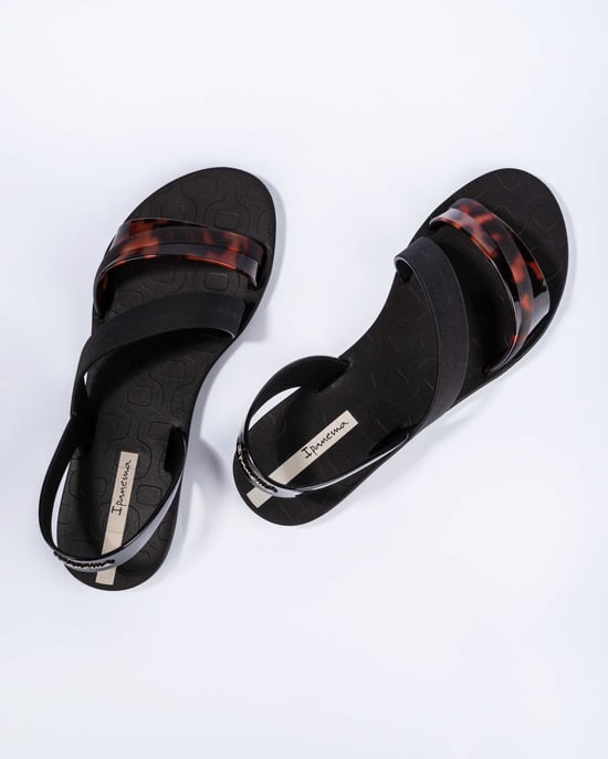 Ipanema Womens Vibrant Sandal Fem Black/Turtle/Beige - Image 3