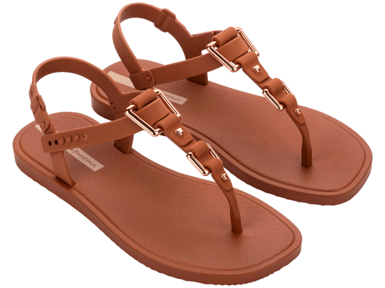 Ipanema Womens Class Urbane Sandal Fem Brown/Brown/Copper - Image 1