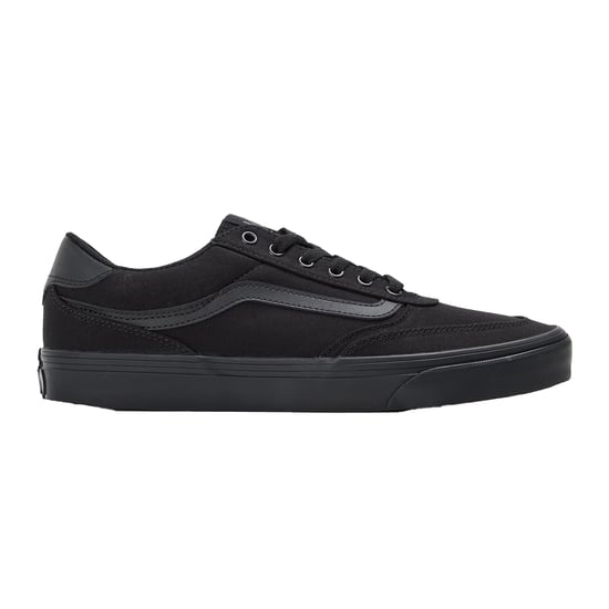Vans Mens Brooklyn Canvas Trainers (Black) - Image 1
