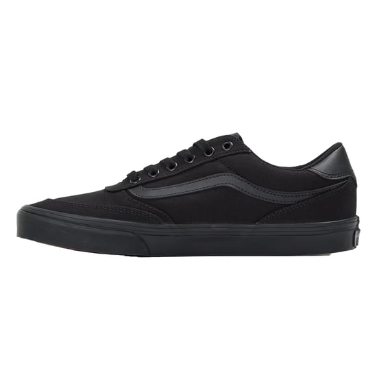 Vans Mens Brooklyn Canvas Trainers (Black) - Image 2