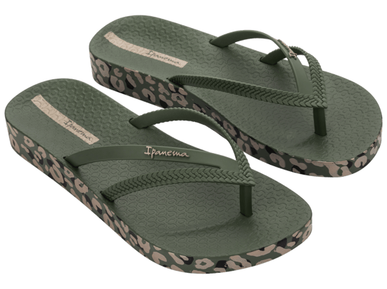 Ipanema Womens Bossa Soft V Fem Green/Gold - Image 1