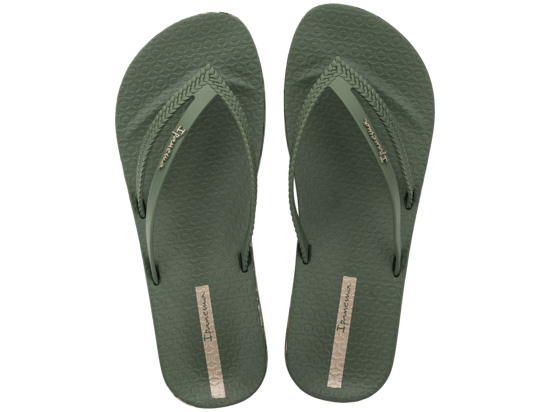 Ipanema Womens Bossa Soft V Fem Green/Gold - Image 2