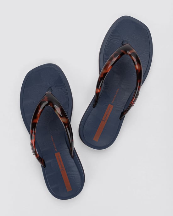 Ipanema Womens Glow Trendy Ad Blue/Turtle/Brown Tile - Image 3