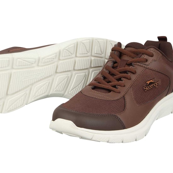 Slazenger Force Mesh-sportschoenen voor heren (Bruin) - Image 4