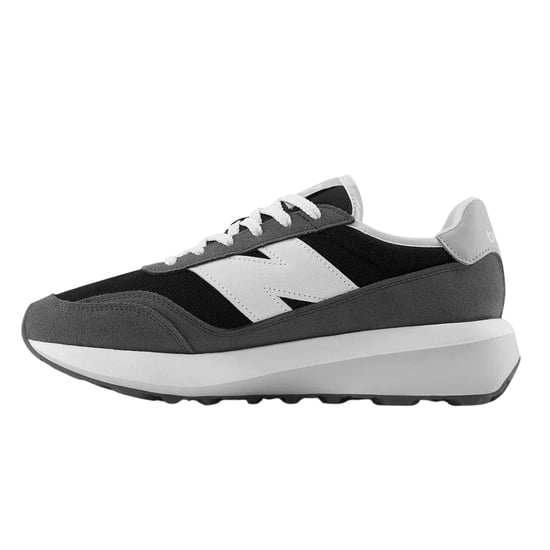New Balance Heren 370 Suède Trainers (Zwart) - Image 2