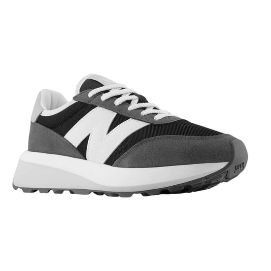 New Balance Heren 370 Suède Trainers (Zwart) - Image 4