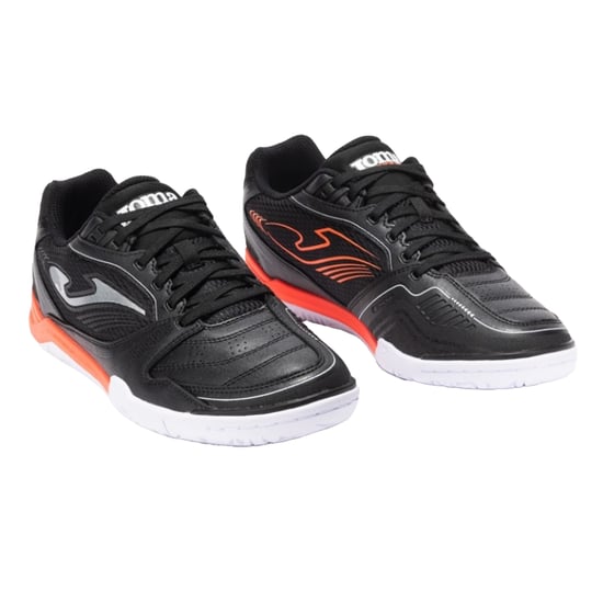 Joma Mens Dribling Dribbling Synthetic Indoor Football Trainers (Black/White/Orange) - Image 4