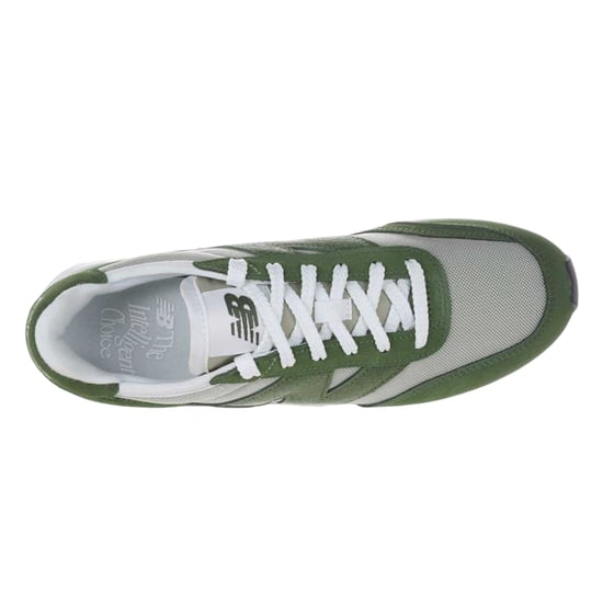 New Balance Mens 370 Suede Trainers (Green) - Image 3