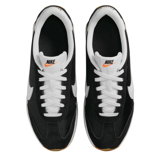 Nike Mens Retro Leather Trainers (Black/White) - Image 3