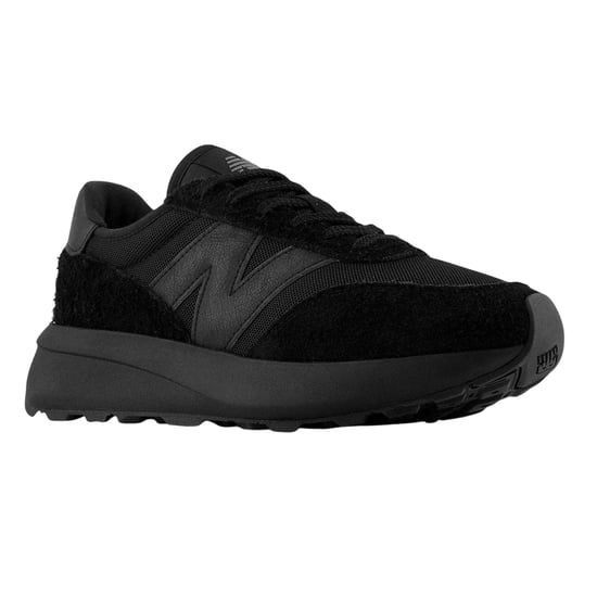 New Balance Heren 370 Suède Trainers (Drievoudig zwart) - Image 3