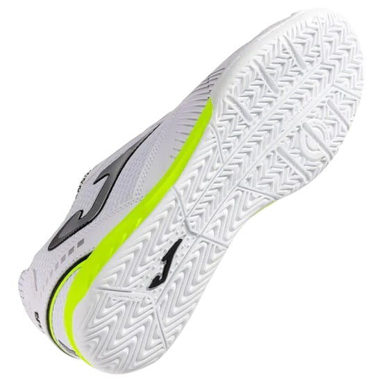 Joma Mens Dribling Dribbling Synthetic Indoor Football Trainers (White/Yellow) - Image 4