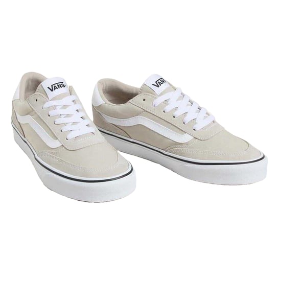 Vans Mens Brooklyn Canvas Trainers (Silver) - Image 2