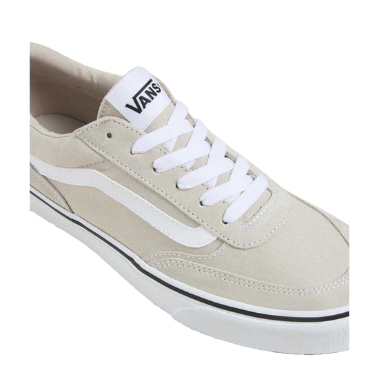 Vans Mens Brooklyn Canvas Trainers (Silver) - Image 4