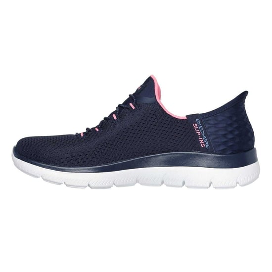 Skechers Mens Summits - Diamond Dream Slip-In Casual Shoes (Navy/Pink) - Image 2