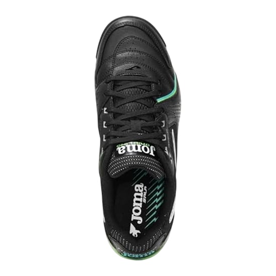 Joma Mens Dribling Dribbling Synthetic Indoor Football Trainers (Black/Green) - Image 3