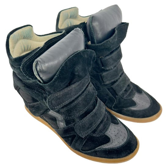 Isabel Marant Bekett Hightop Kängor med Klack i Svart Mocka - Image 5