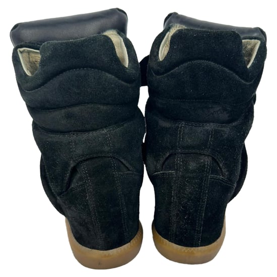 Isabel Marant Bekett Hightop Kängor med Klack i Svart Mocka - Image 6