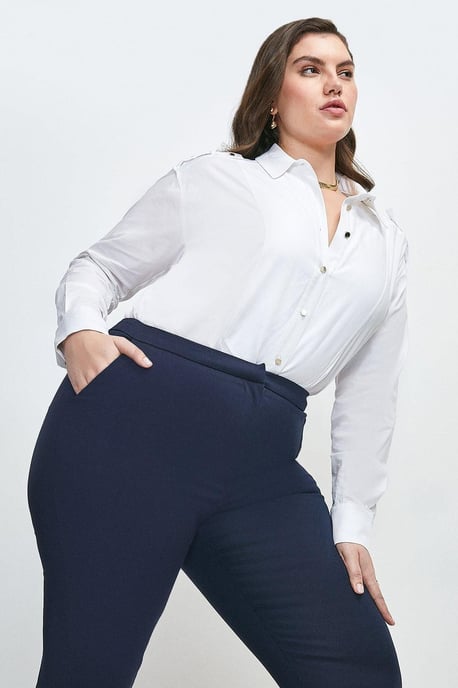 Plus Size Essential Techno Woven Trouser - Image 2