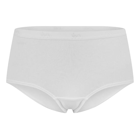 Lonsdale Womens/Ladies Logo Cotton Briefs (White) - Image 1
