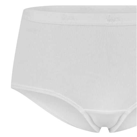 Lonsdale Womens/Ladies Logo Cotton Briefs (White) - Image 3