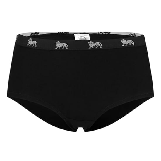 Lonsdale Womens/Ladies Logo Cotton Briefs (Black) - Image 1