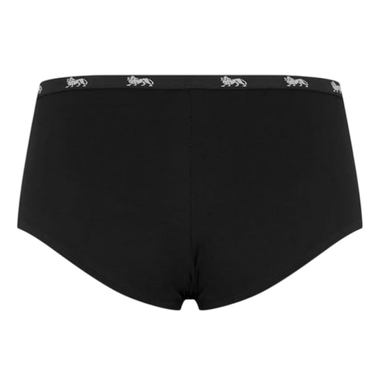 Lonsdale Womens/Ladies Logo Cotton Briefs (Black) - Image 2